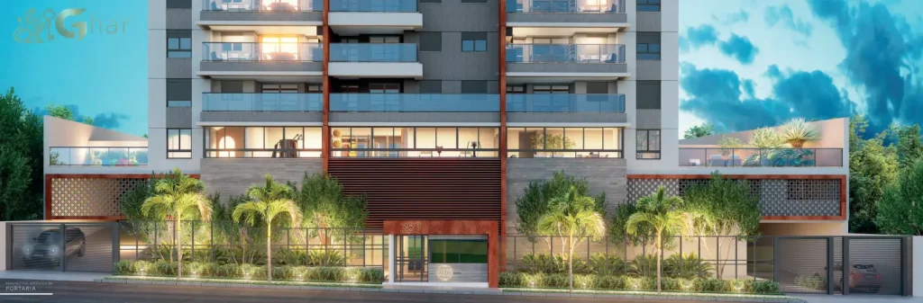 Portaria de condomínio residencial no bairro Santana Zona Norte de São Paulo