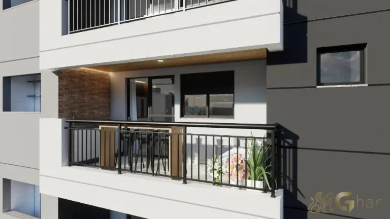 Fachada do Bienvenu Edifício com varandas no bairro Santana em São Paulo