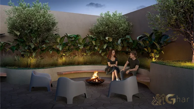 Fire pit do condomínio Altos Home Club Santana no bairro Santana em São Paulo