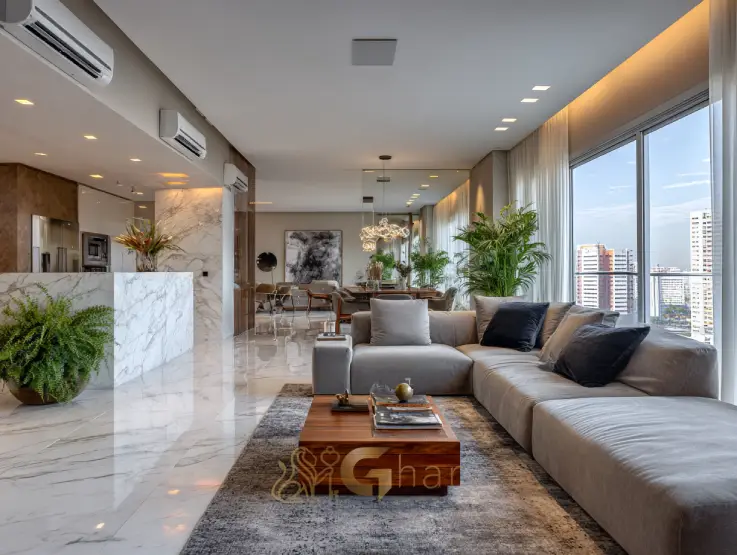 Apartamento de alto padrão em São Paulo com acabamento moderno