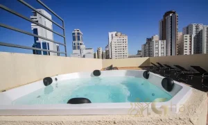 Jacuzzi em condomínio com lazer em apartamentos no Santana São Paulo