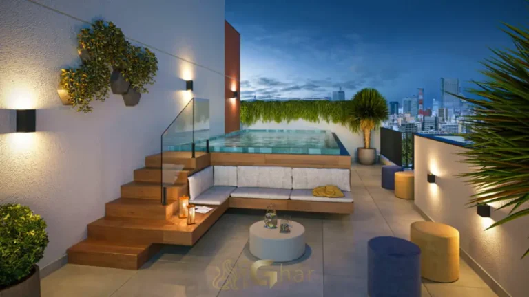 Piscina do condomínio Edifício Philomena no bairro Santana em São Paulo