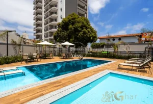 Piscina em condomínio residencial no Santana Zona Norte de São Paulo