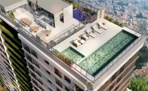 Piscina em condomínio com lazer em apartamentos no Jardim São Paulo São Paulo