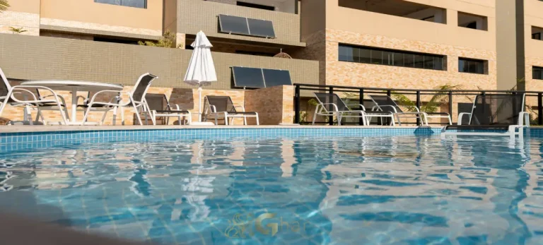 Piscina em condomínio com lazer em apartamentos no bairro Santana São Paulo