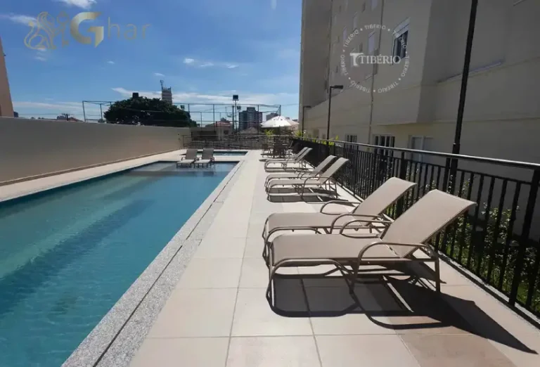 Piscina do condomínio Origens Santana em Santana na Zona Norte de São Paulo