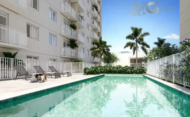 Piscina em condomínio com lazer em apartamentos no Belém São Paulo