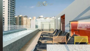 Planta de implantação do condomínio Mawe Braz Leme, empreendimento de apartamentos em Santana São Paulo, desenvolvido pela Meta Incorporadora, mostrando a distribuição das torres e áreas de lazer.