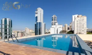 Piscina do condomínio Smart Living Santana no bairro Santana em São Paulo