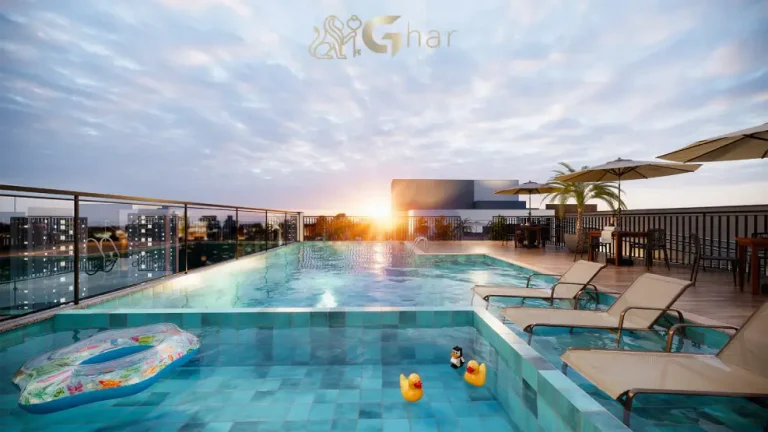 Piscina do condomínio Smart Mix Santana no bairro Santana em São Paulo