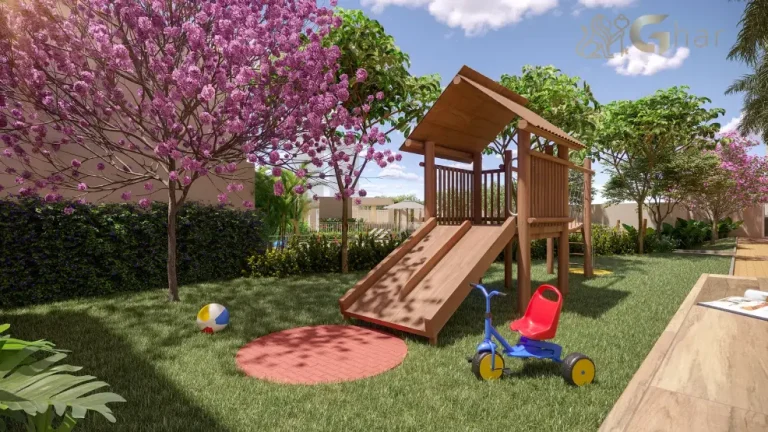 Playground do condomínio Plano&Vila Ema com área de lazer infantil na Vila Ema São Paulo