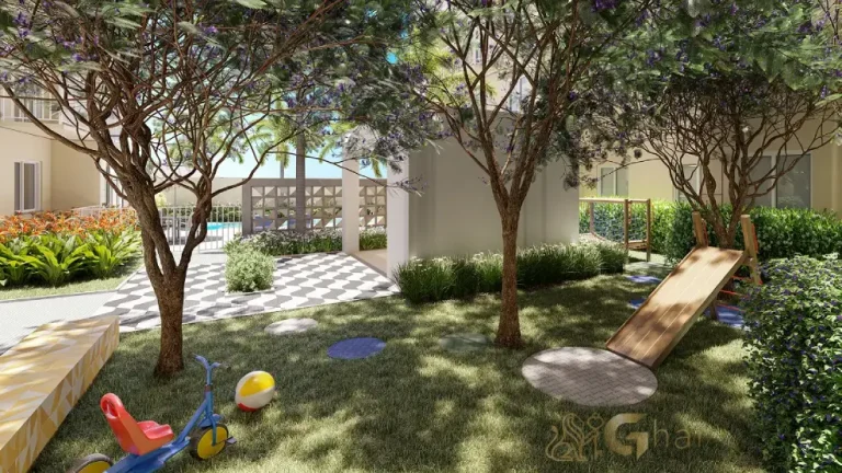 Playground em condomínio com lazer em apartamentos no bairro Campos Elíseos São Paulo