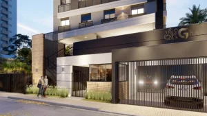 Entrada de condomínio residencial no bairro Santana Zona Norte de São Paulo