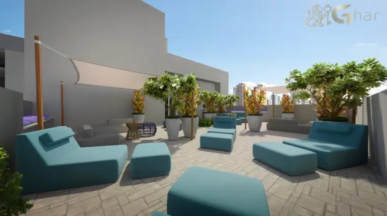 Praça interna em condomínio com lazer em apartamentos no bairro Santana São Paulo