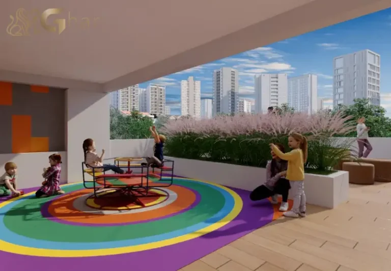 Praça infantil do condomínio Next Alto de Santana no bairro Santana em São Paulo
