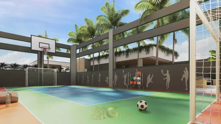Quadra recreativa em condomínio com lazer em apartamentos no bairro Santana São Paulo