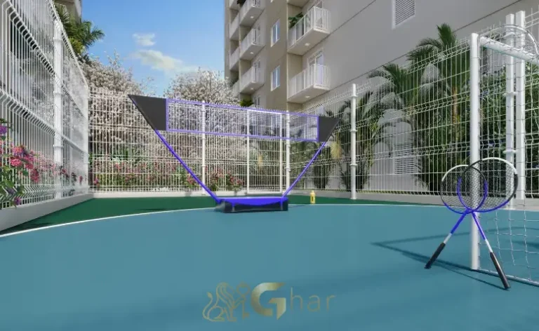 Quadra esportiva em condomínio com lazer em apartamentos no Belém São Paulo