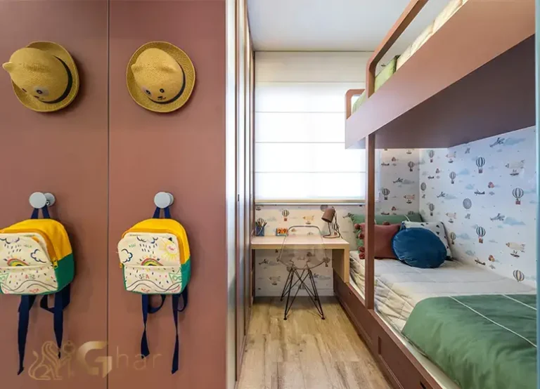Quarto infantil do apartamento decorado do Plano&Mais Belém no bairro Belém em São Paulo