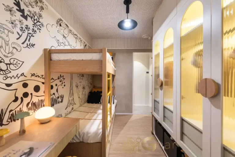 Quarto infantil do UNNI Brás Residences no bairro Brás em São Paulo