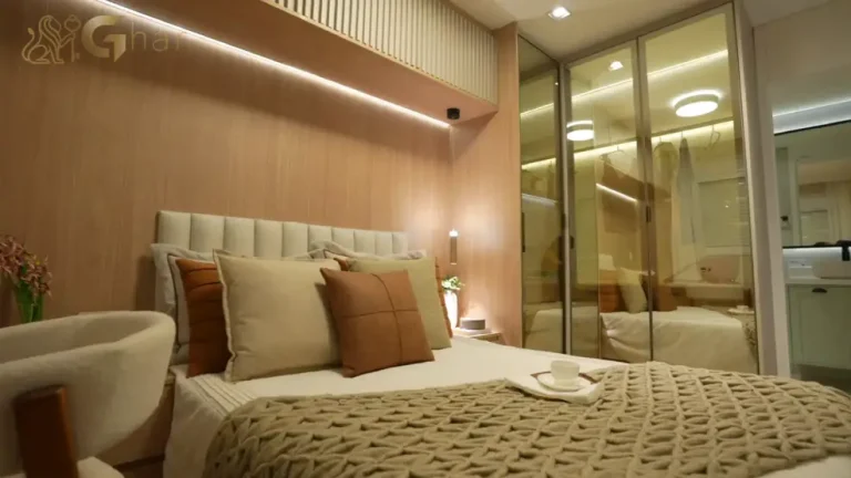 Quarto suíte em apartamento decorado no Santana São Paulo