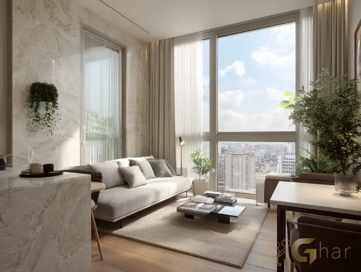 Sala integrada em apartamento 1 quarto Santana Zona Norte São Paulo