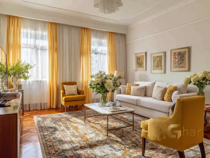 Sala de apartamento para aluguel em Santana Zona Norte de São Paulo com ambiente moderno