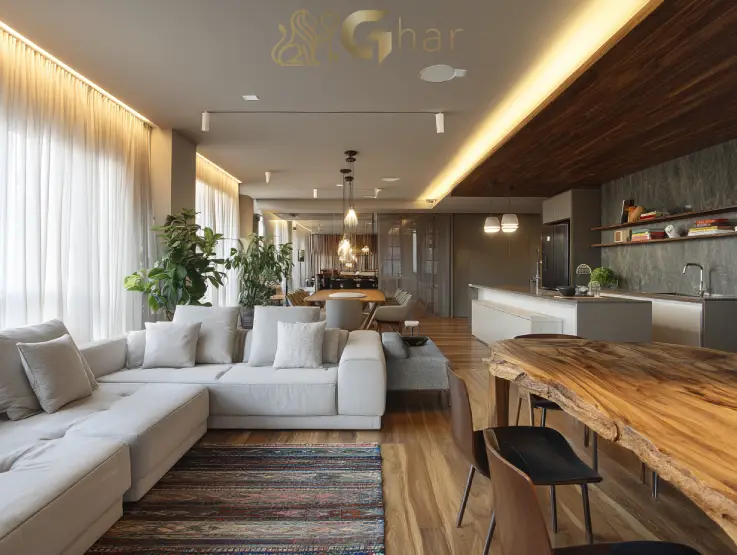 Sala de estar de apartamento até 1 milhão em Santana com varanda e boa iluminação natural