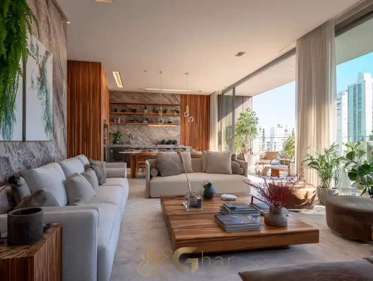 Sala de apartamento na Zona Norte de São Paulo