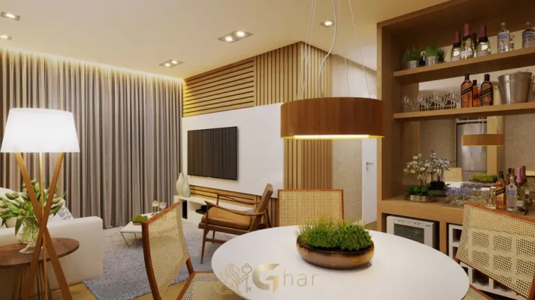 Sala do apartamento decorado Onix Altos de Santana Prime no bairro Santana em São Paulo