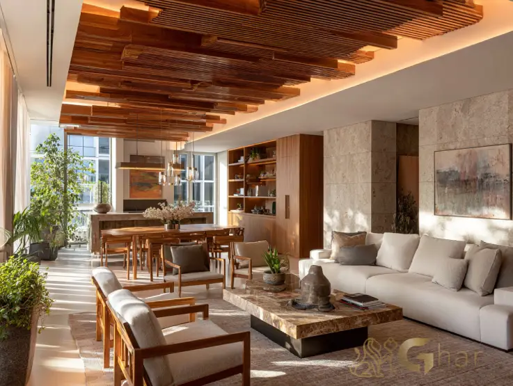 Sala ampla de apartamento em Santana SP com integração de ambientes