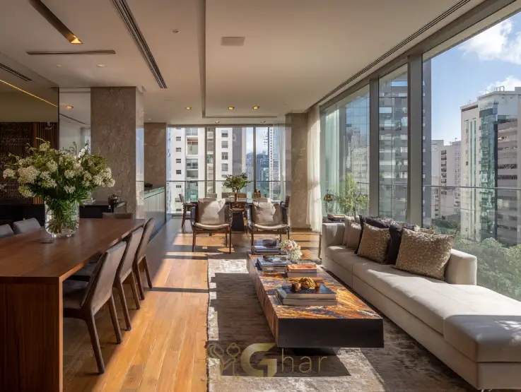 Sala de apartamento na Zona Norte de São Paulo em região entre Santana e Jardim São Paulo