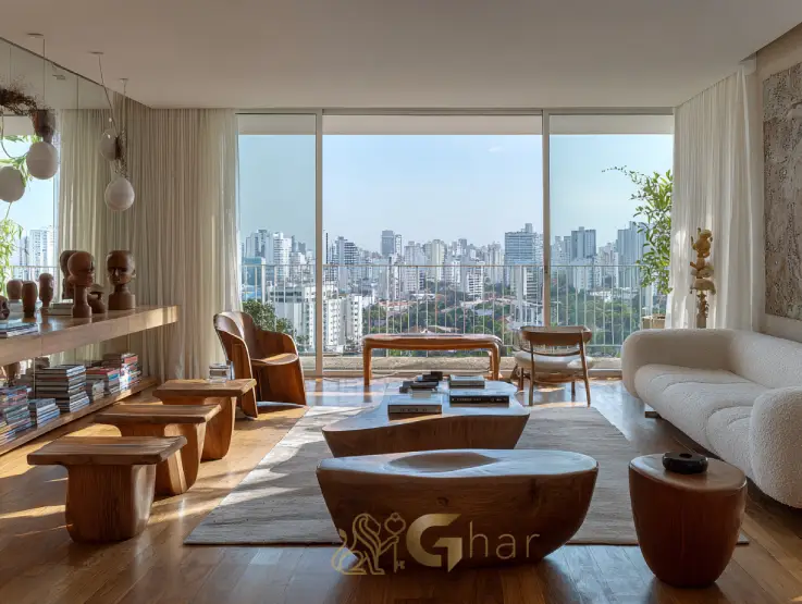 Sala de apartamento em Santana Zona Norte com foco em investimento imobiliário