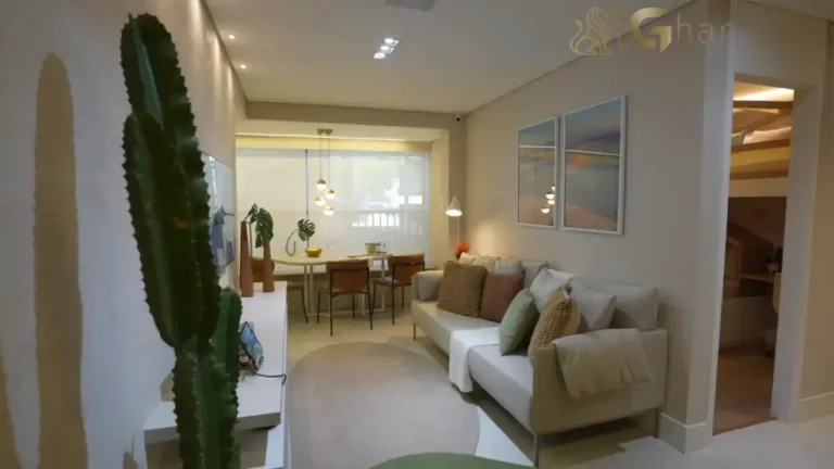 Sala de estar do apartamento decorado do ix. Santana em Santana São Paulo