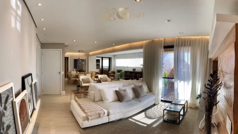 Sala de estar em condomínio residencial no bairro Santana Zona Norte de São Paulo