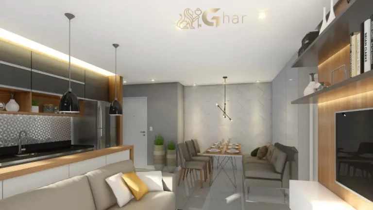 Sala living em apartamento decorado no bairro Santana São Paulo