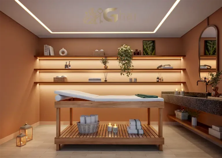 Sala de massagem em condomínio com lazer em apartamentos no bairro Santana São Paulo