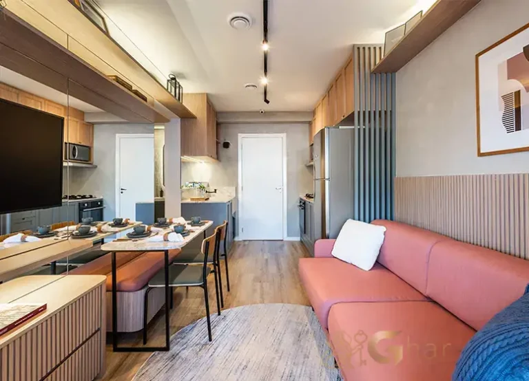 Sala de TV em condomínio residencial no Belém Zona Leste de São Paulo