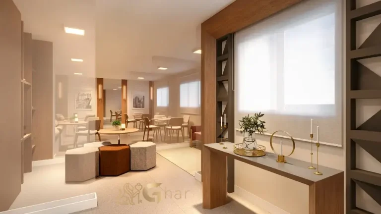 Salão de festas do condomínio Centro&Santa Cecília no bairro Campos Elíseos em São Paulo