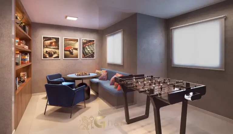 Salão de jogos em condomínio com lazer em apartamentos no bairro Campos Elíseos São Paulo