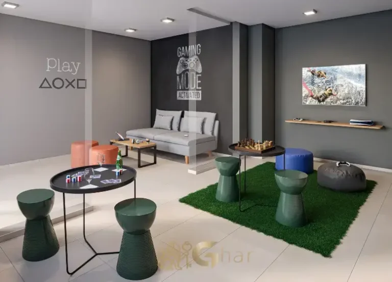 Salão de jogos do condomínio Plano&Mais Belém no bairro Belém em São Paulo