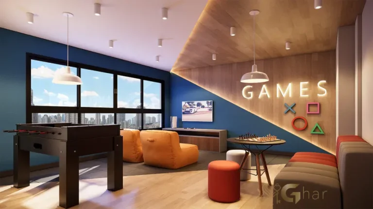 Salão de jogos em condomínio com lazer em apartamentos no bairro Santana São Paulo