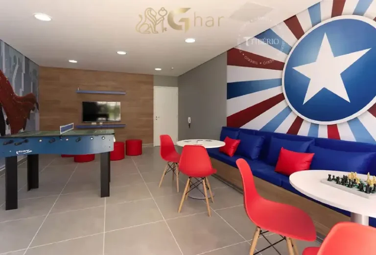 Sala de jogos teen do condomínio Origens Santana no bairro Santana em São Paulo