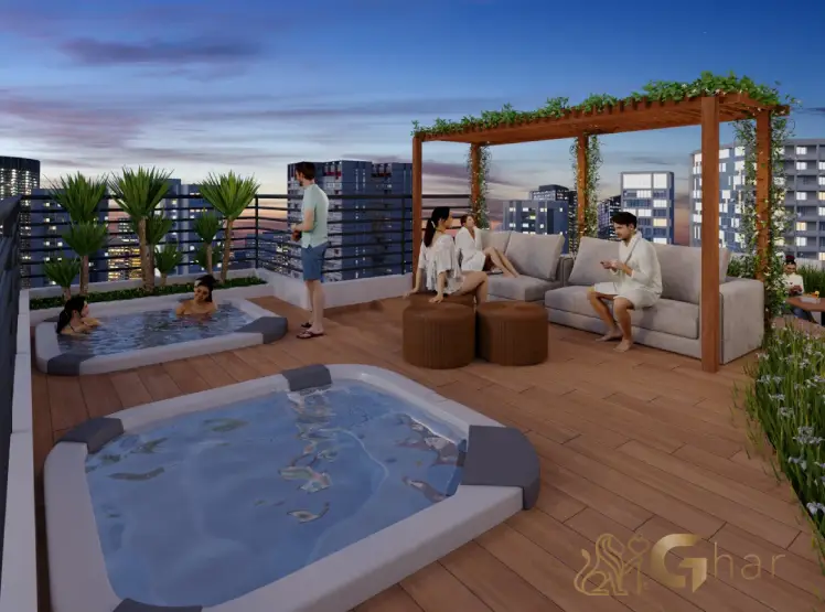 Spa rooftop em condomínio com lazer em apartamentos no bairro Santana São Paulo