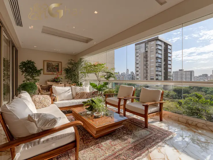 Varanda de apartamento em Santana Zona Norte com boa valorização imobiliária