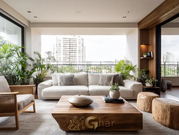 Varanda de apartamento com vista urbana Zona Norte São Paulo