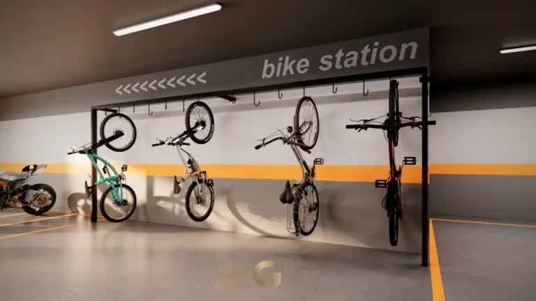 Bicicletário em condomínio com lazer em apartamentos na Parada Inglesa São Paulo