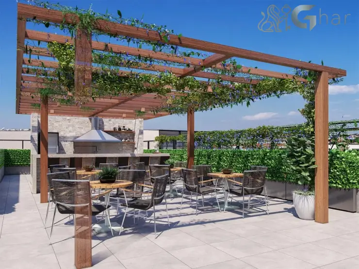 Churrasqueira em condomínio com lazer em apartamentos no Santana São Paulo