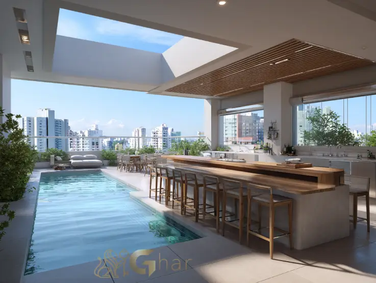 Cobertura de apartamento no Jardim São Paulo Zona Norte SP com área externa e vista