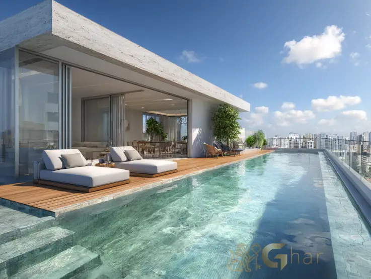 Cobertura duplex no Tucuruvi com dois pavimentos e layout sofisticado