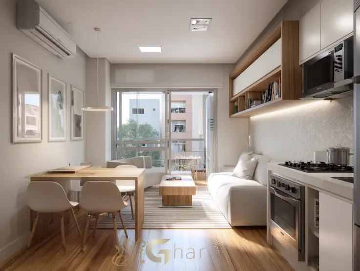 Cozinha de apartamento barato no Tucuruvi Zona Norte São Paulo com espaço otimizado